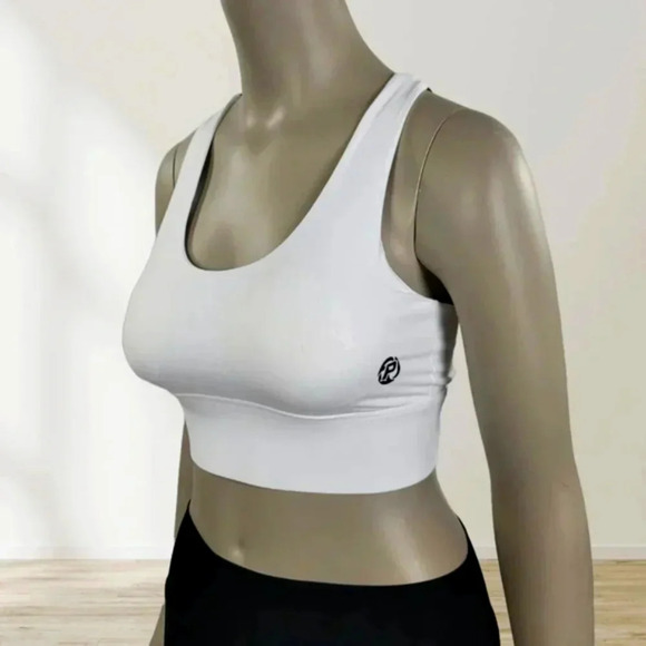 Pedigree Sportswear Tops - Pedigree eMPWR Women’s Strapback Sports Bra | High Support | Evo-Dry™ (white)